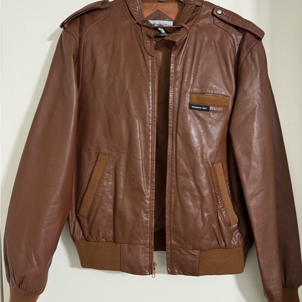 Men's Brown Leather Jacket